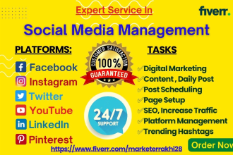 be your social media manager, fb ads expert and SEO specialist