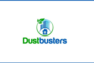 create modern clean house, janitorial or commercial cleaning  logo