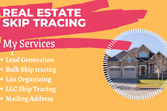 do skip tracing for real estate business