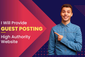 provide guest posting on high authority guest post sites