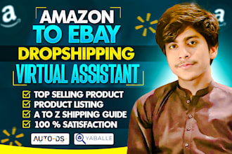 be your ebay virtual assistant amazon to ebay dropshipping ecommerce seo listing