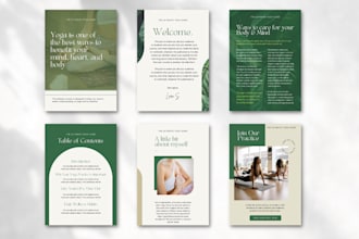 create beautiful lead magnets, brochures, ebooks on canva