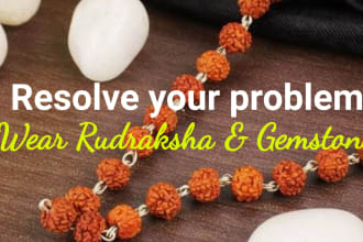suggest gemstone or rudraksha  using vedic astrology