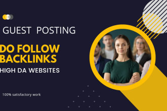 do guest posting on da 80 website for dofollow backlinks