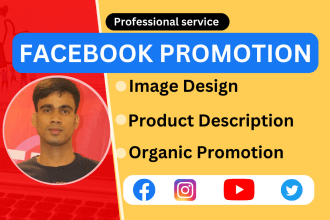 do organic promotion of your facebook page or product