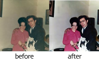restore an old photo