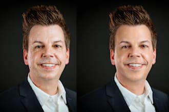 do headshot editing and portrait retouching professionally