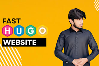 build a fast static website or static blog with hugo