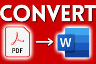 convert PDF to word