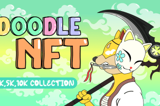 create doodle nft art up to 10k,cartoon nft art,nft doodle
