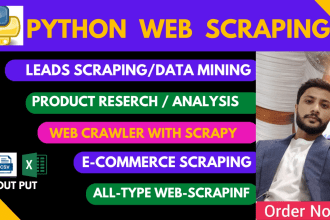 do web scraping, python web scraper, data scraping, webcrawler
