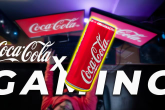 design an attractive eye catchy gaming or youtube thumbnail