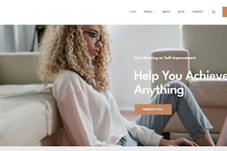 build life coaching website, life coach website, online consulting website