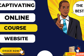 build your teachable thinkific or kajabi course website