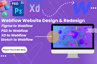design webflow website figma to webflow xd to webflow website