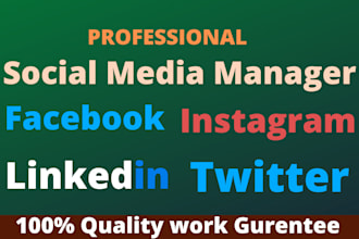 be social media marketing manager