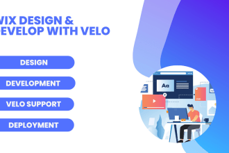 develop wix websites with velo