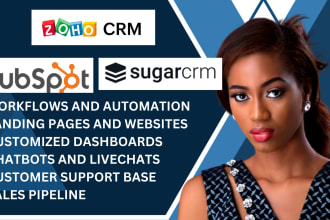 certified crm manager in hubspot, zoho crm, sugar crm workflows and automation