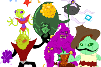 draw doodlemonsters from five random words