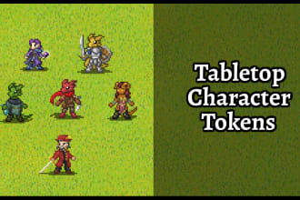 make a pixel sprite of your character for digital tabletops