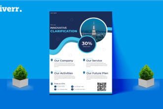 design one pager, party flyer, leaflet