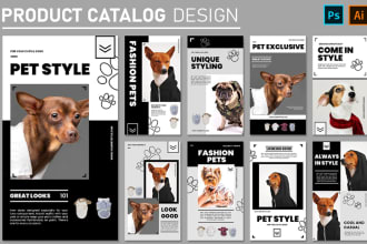 design any product catalog, magazine and user guide for you