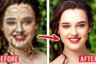 enhance, improve, unblur, restore, sharpen, upscale low quality photos