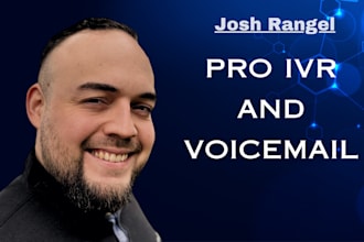 record a professional ivr voice greeting in american english