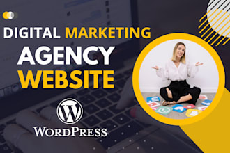 create a digital marketing agency website in 24 hours