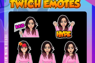 create custom twitch emotes, sub badges for twitch