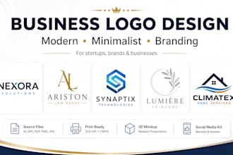 design a modern minimalist business logo