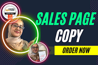 write sales page copy that drives results