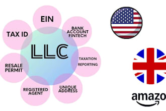 do llc ltd company registration for business on amazon