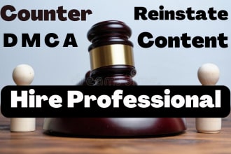 send counter dmca against fake notices to reinstate your content