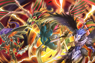 draw your yugioh playmat or deskmat