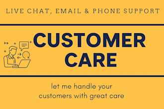 handle your online customer support professionally