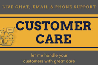 manage your online customer care support service