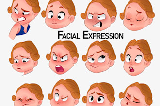 design facial expressions for your character