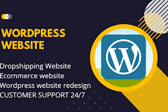 website design and create website for dropshipping
