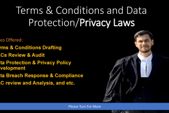 write terms and conditions, privacy policy and other docs