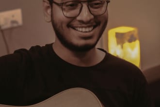 arrange acoustic guitar for your songs and scores