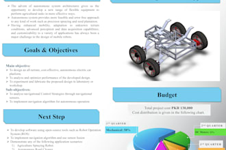 design acadamic poster for conference or presentation