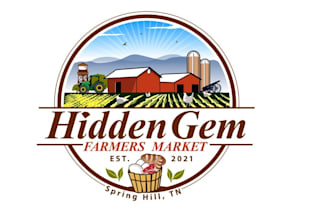 design a high resolution landscaping logo for your company within 24 hours