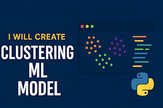 create a clustering or segmentation model using python