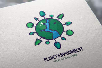 design creative environmental logo for you in just 1 day