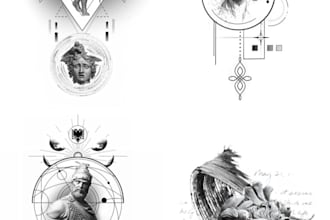 do custom fine line , micro realism tattoo designs for you