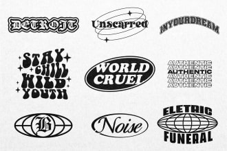 create a simple logo streetwear design
