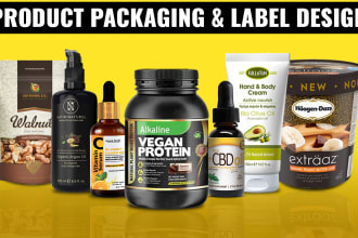 do cbd label design, product packaging design, label design