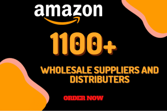 provide 1100 amazon fba wholesale suppliers and distributors