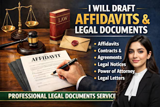 be your lawyer for writing legal contracts and agreements
